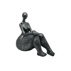 MULHER SENTADA GRAFITE